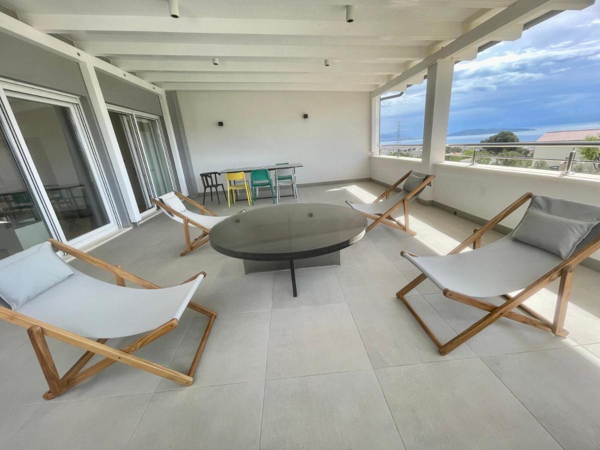 Villa Mila Kastela Kaštel Novi Kültér fotó