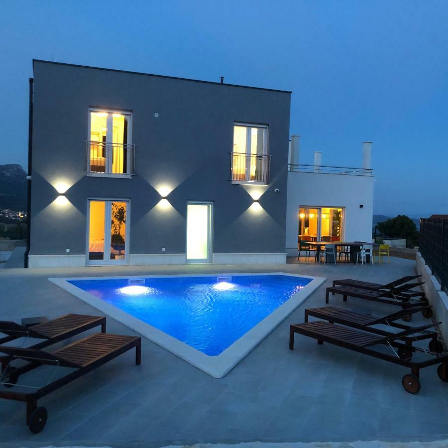 Villa Mila Kastela Kaštel Novi Kültér fotó